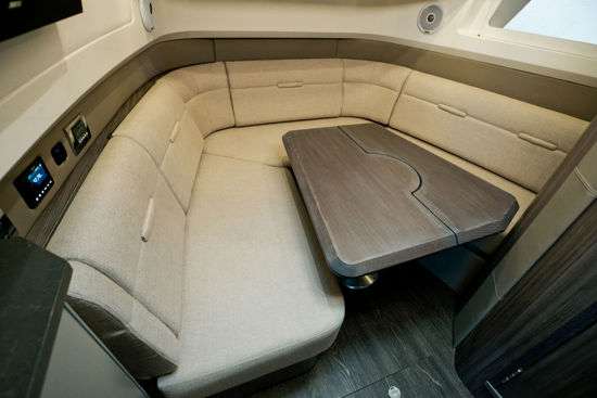 SLX US 400 couch and table interior