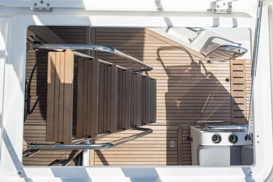 Swift-Trawler-41 tikove skale stepenice za flybridge