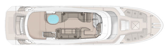MCY 86 flybridge plan