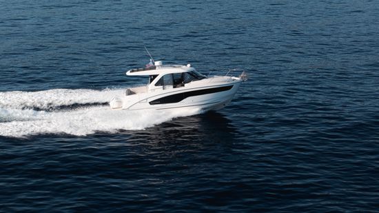 Distant Starboard View at Sea