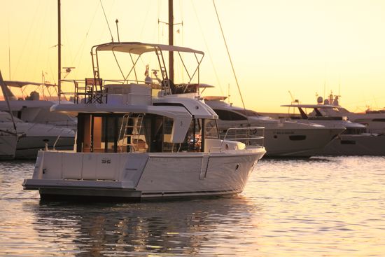 Swift Trawler 35 sunset