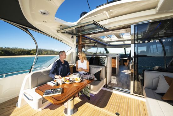 breakfast-on-board-riviera-sport-yacht-6000