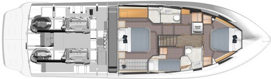 riviera-SUV-505-deck-accommodation-layout