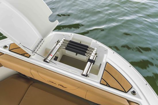 Bow boarding ladder for easy water access