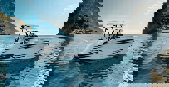  Low Windshield 38 T-Top at Sea