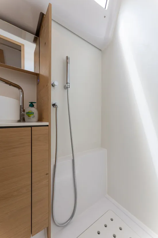 Elan 45 Impression bathroom shower